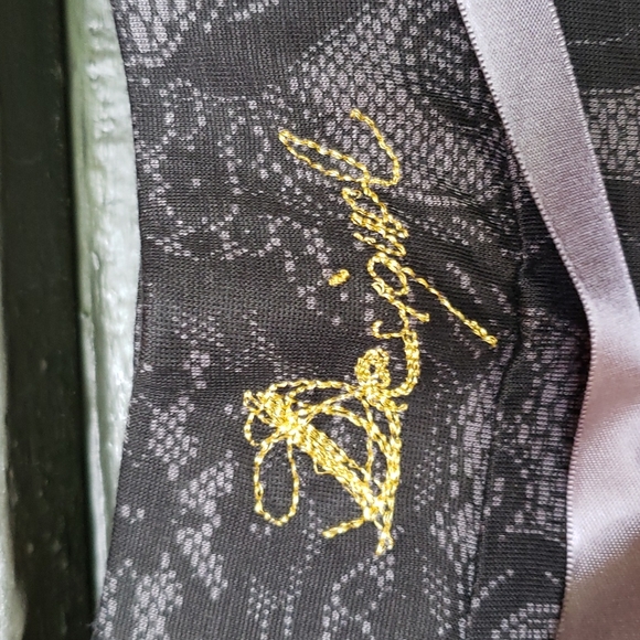 DESIGUAL Sacha Skirt Gray Lace Print sz M Women's - Picture 5 of 11